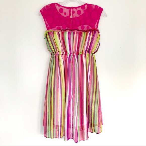 Bonnie Jean Girls Striped Dress size 12 - Picture 6 of 7